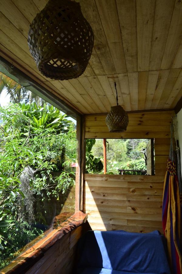 Habitacion Las Bromelias, Pijao, Finca Flora Del Rio Exterior photo